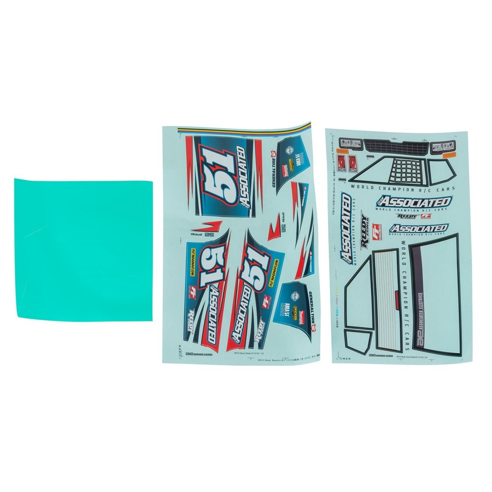 Team Associated #71192 Team Associated SR10 Street Stock Body (Clear)