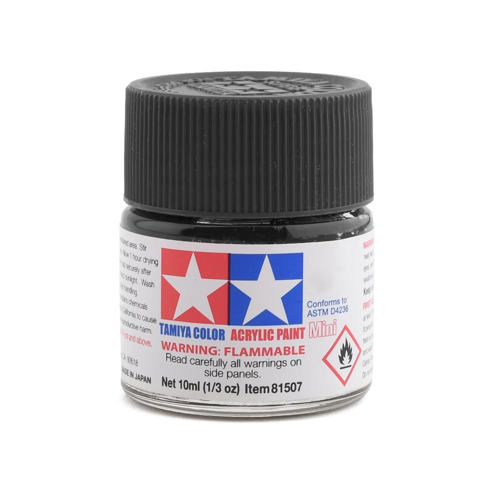 Tamiya #81510 Tamiya X-10 Gun Metal Acrylic Paint (10ml)