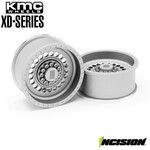 Incision #IRC00311 Incision KMC 1.9" XD136 Panzer Crawler Wheel (Silver)