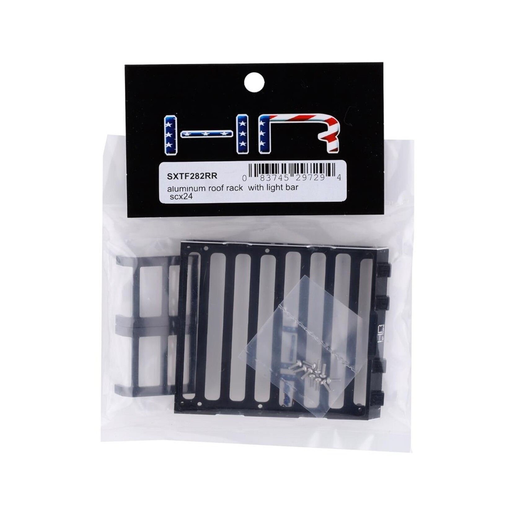 Hot Racing #SXTF282RR Hot Racing Axial SCX24 Jeep Aluminum Roof Rack w/Light Pods