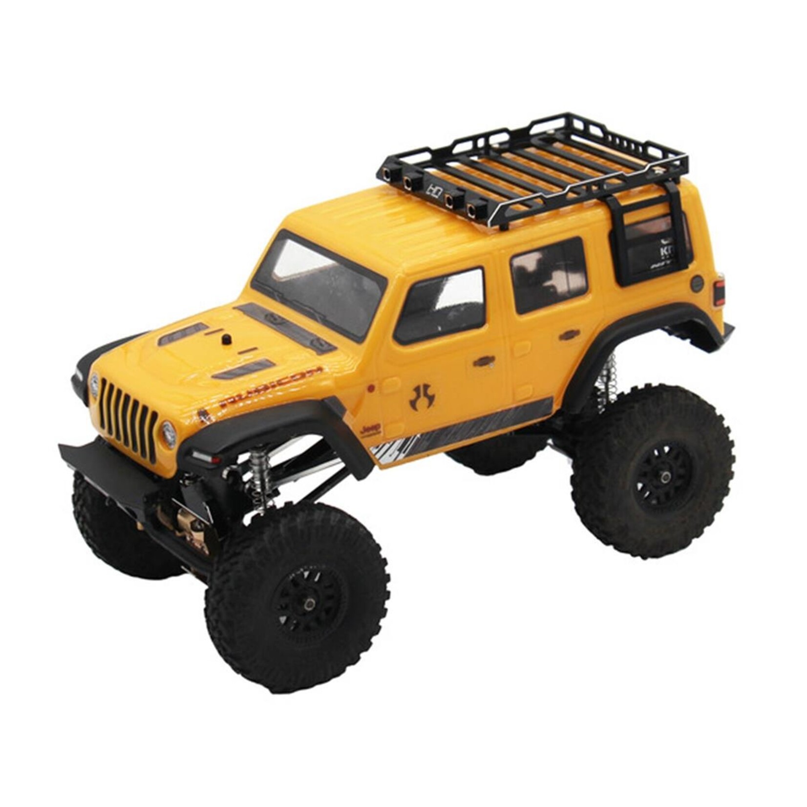 Hot Racing #SXTF282RR Hot Racing Axial SCX24 Jeep Aluminum Roof Rack w/Light Pods