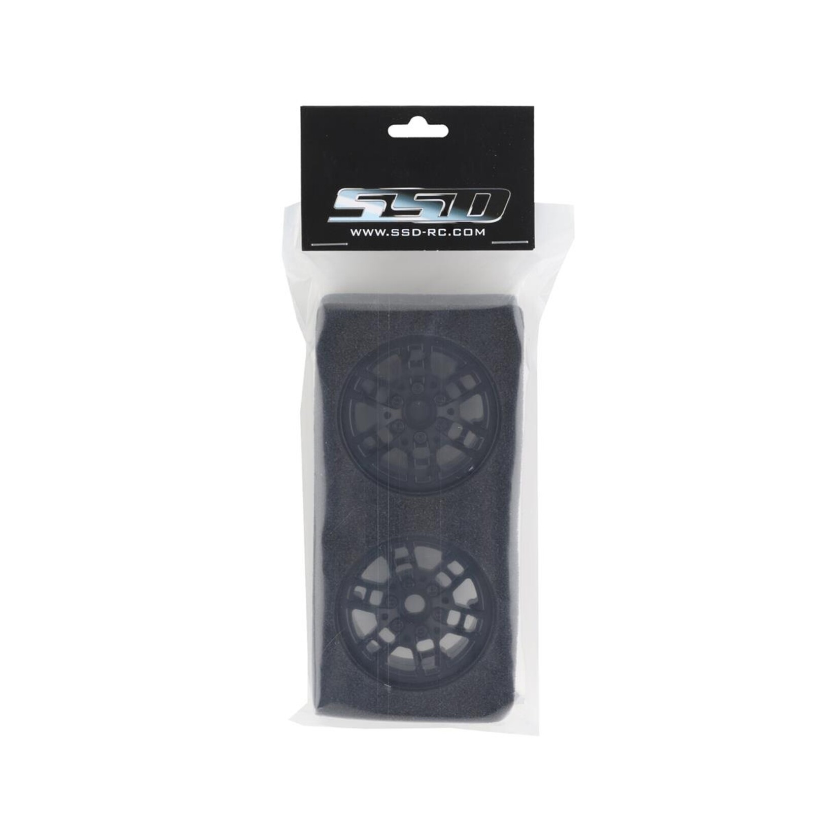 SSD RC #SSD00529 SSD RC Toycoma 1.9" Beadlock Crawler Wheels (Black) (2)