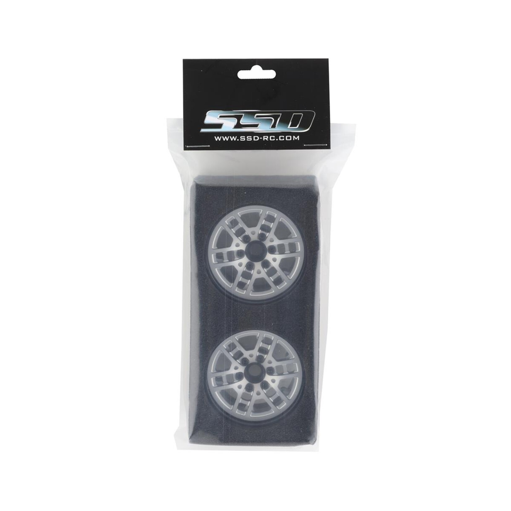 SSD RC #SSD00531 SSD RC Toycoma 1.9" Beadlock Crawler Wheels (Silver) (2)