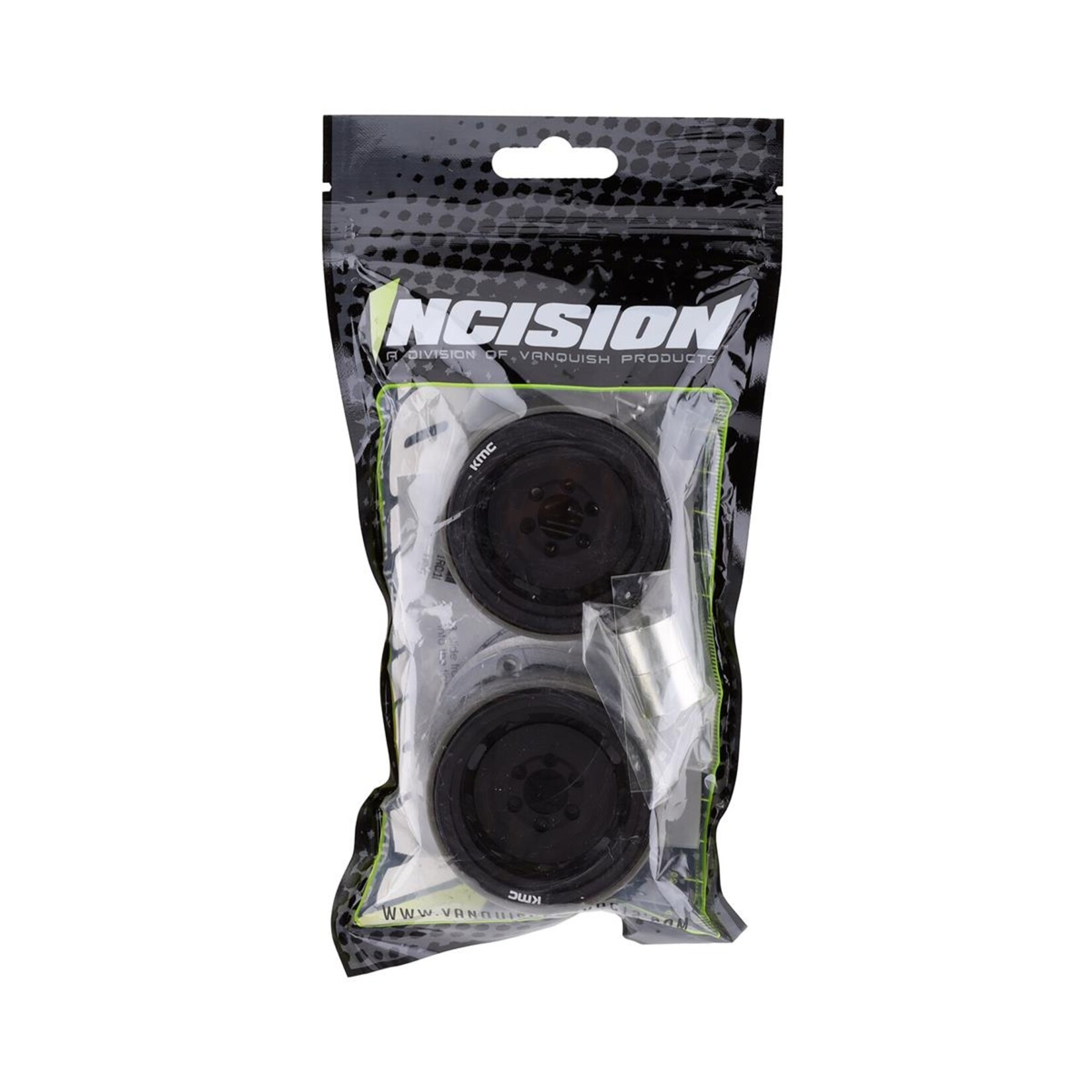 Incision #IRC00240 Incision KMC XD720 Roswell 1.9" Beadlock Wheels (Black) (2)