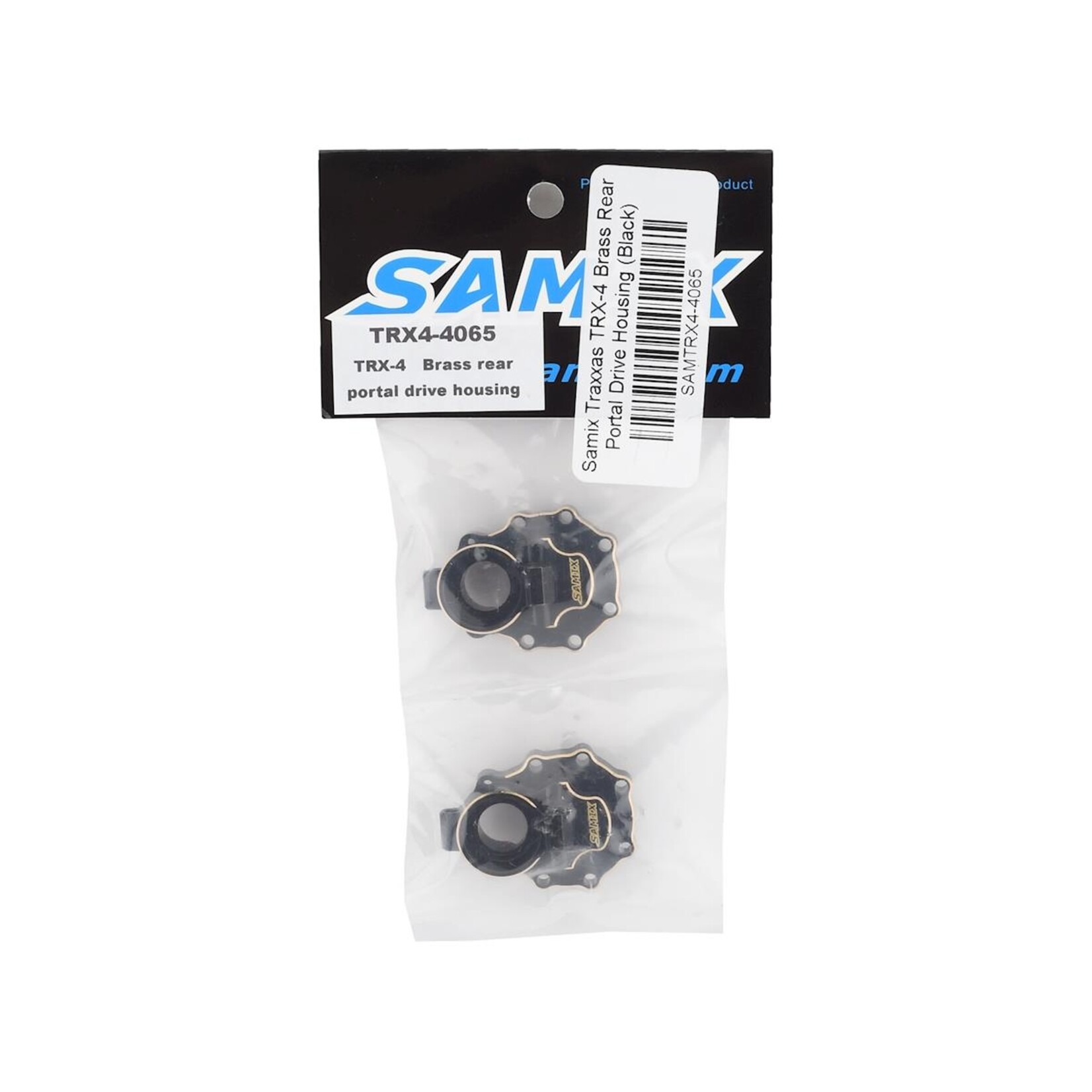 Samix Samix Traxxas TRX-4 Brass Rear Portal Drive Housing (Black) #TRX4-4065