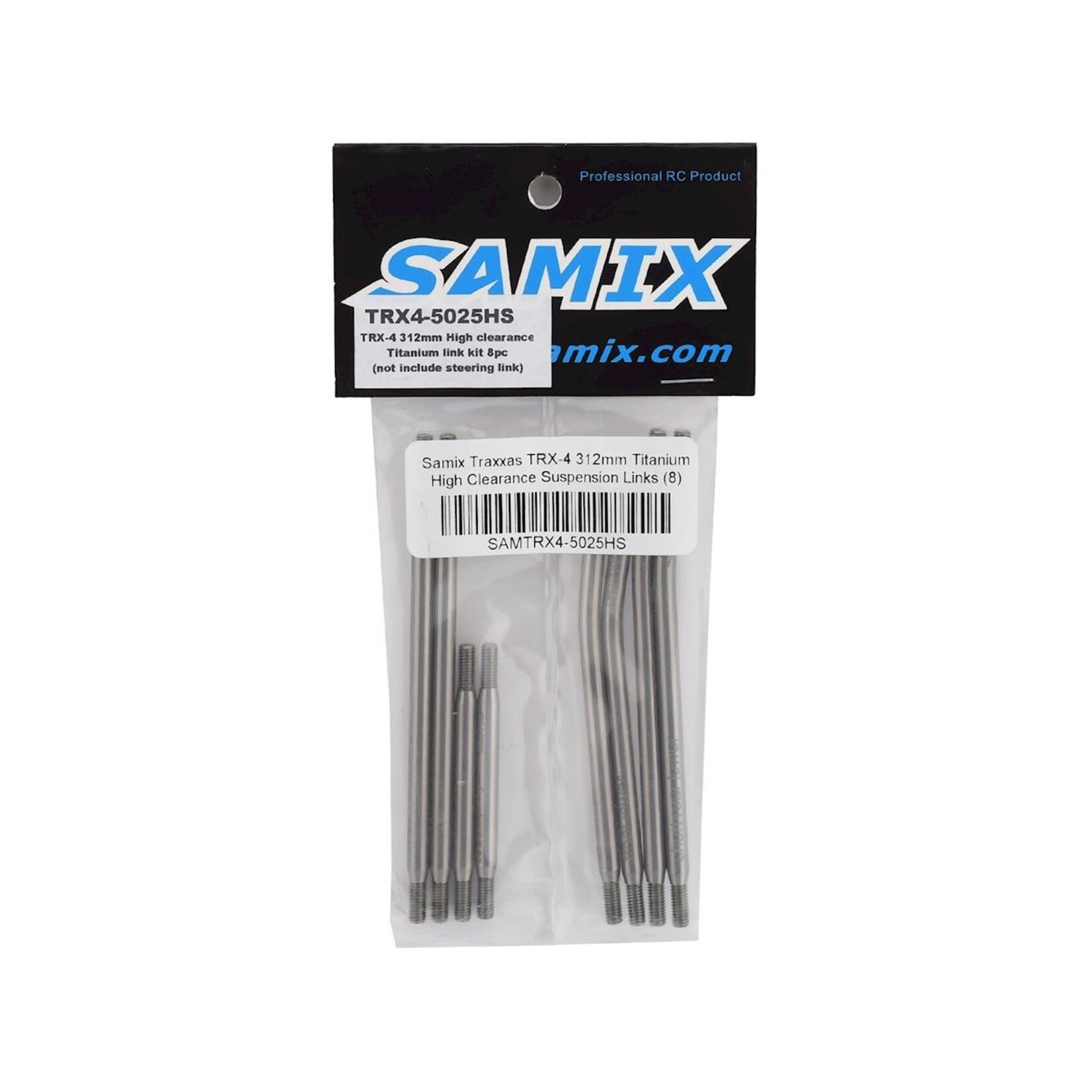 Samix Samix Traxxas TRX-4 312mm Titanium High Clearance Suspension Links (8) #TRX4-5025HS