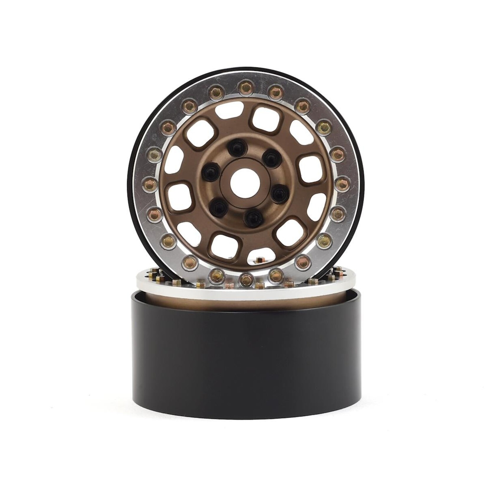 SSD RC #SSD00233 SSD RC 1.9” Contender Beadlock Wheels (Bronze)