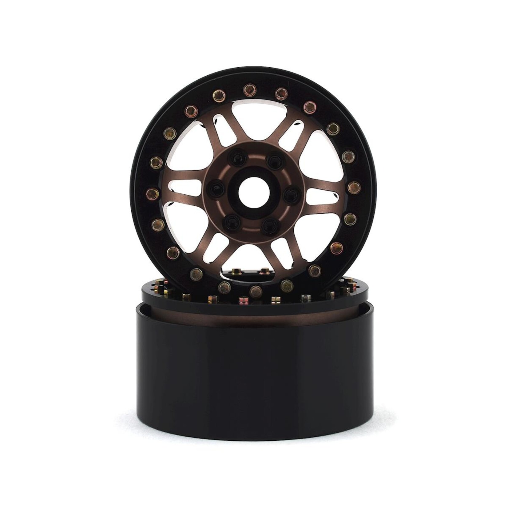 SSD RC #SSD00383 SSD RC 1.9” Prospect Beadlock Wheels (Bronze) (2)