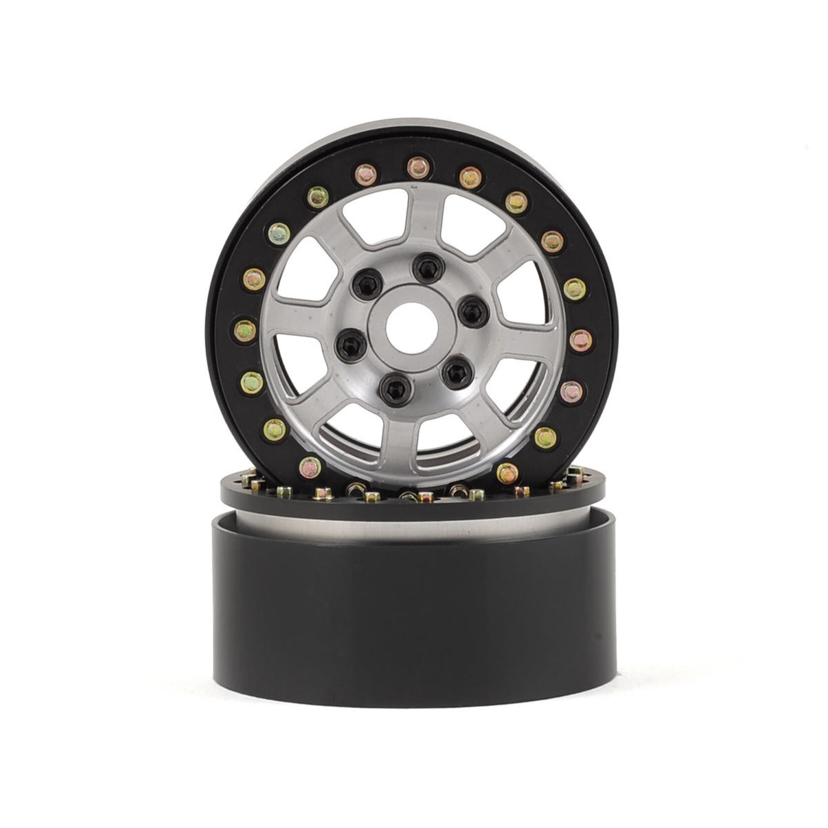 SSD RC #SSD00010 SSD RC Assassin 1.9" Beadlock Crawler Wheels (Grey) (2)