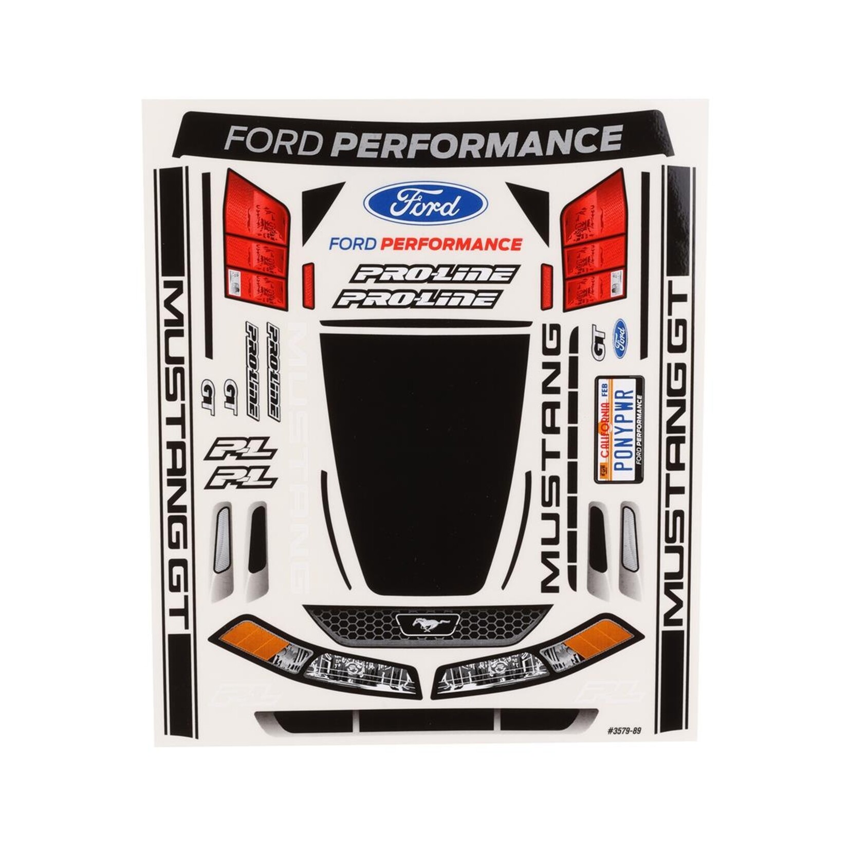 Pro-Line #3579-00 Pro-Line 1999 Ford Mustang No Prep Drag Racing Body (Clear)