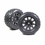 Power Hobby Power Hobby Arrma Kraton Outcast 8S Scorpion XL Belted Pre-Mounted Tires (Black) #PHBPHT3275ARRMA