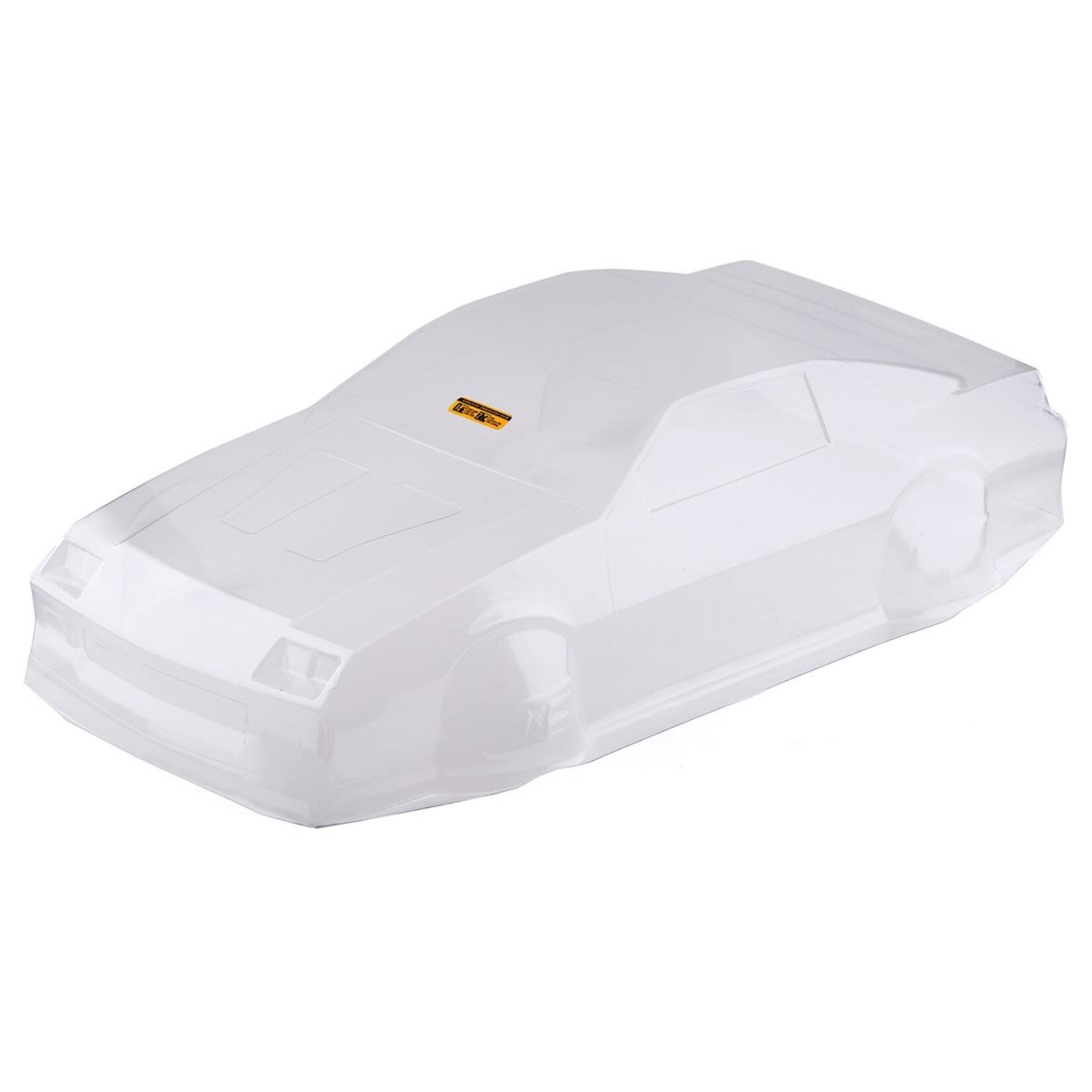 JConcepts #0444 JConcepts 1987 Chevy Camaro IROC Drag Racing Body (Clear)