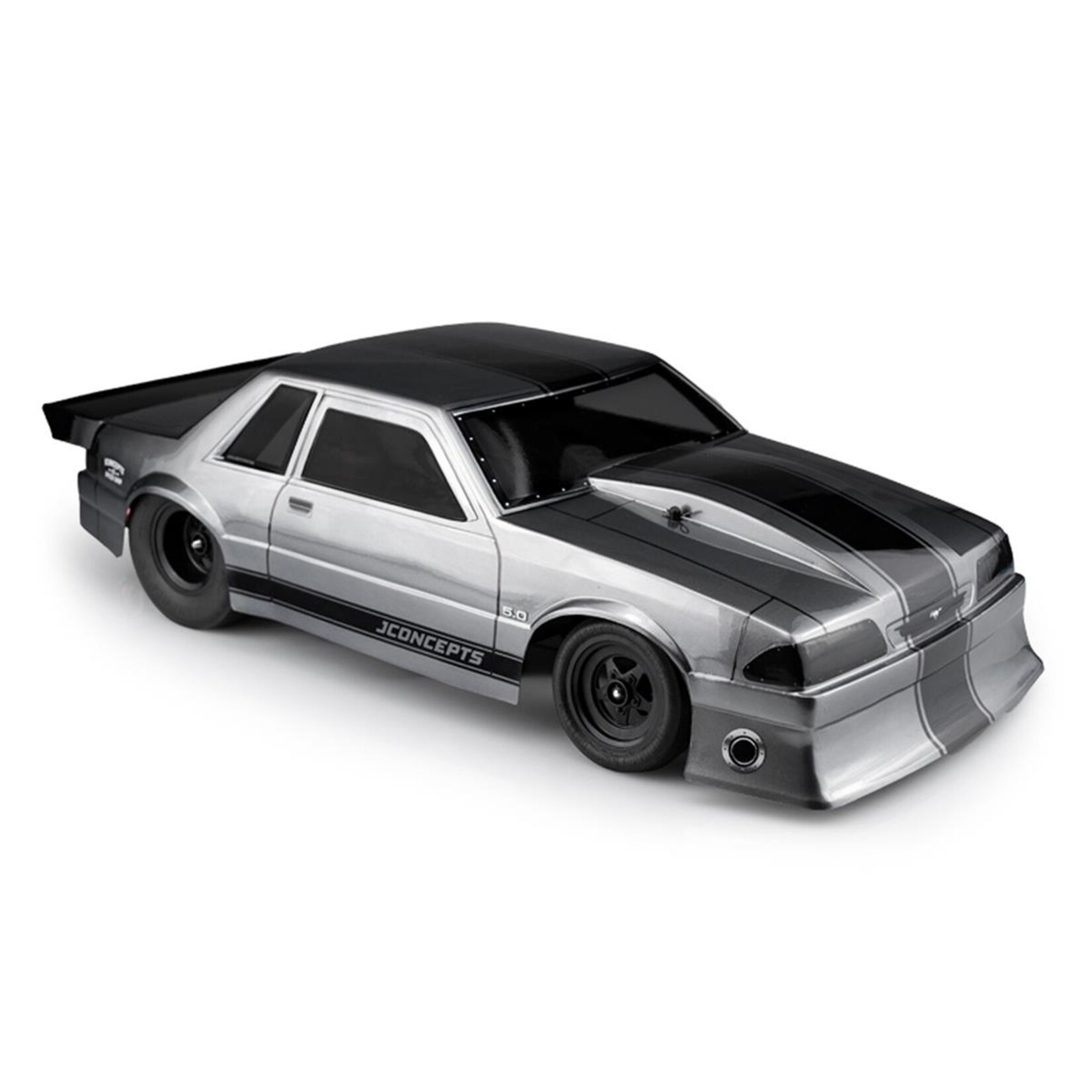 JConcepts #0362 JConcepts 1991 Ford Mustang Fox Street Eliminator Drag Racing Body (Clear)