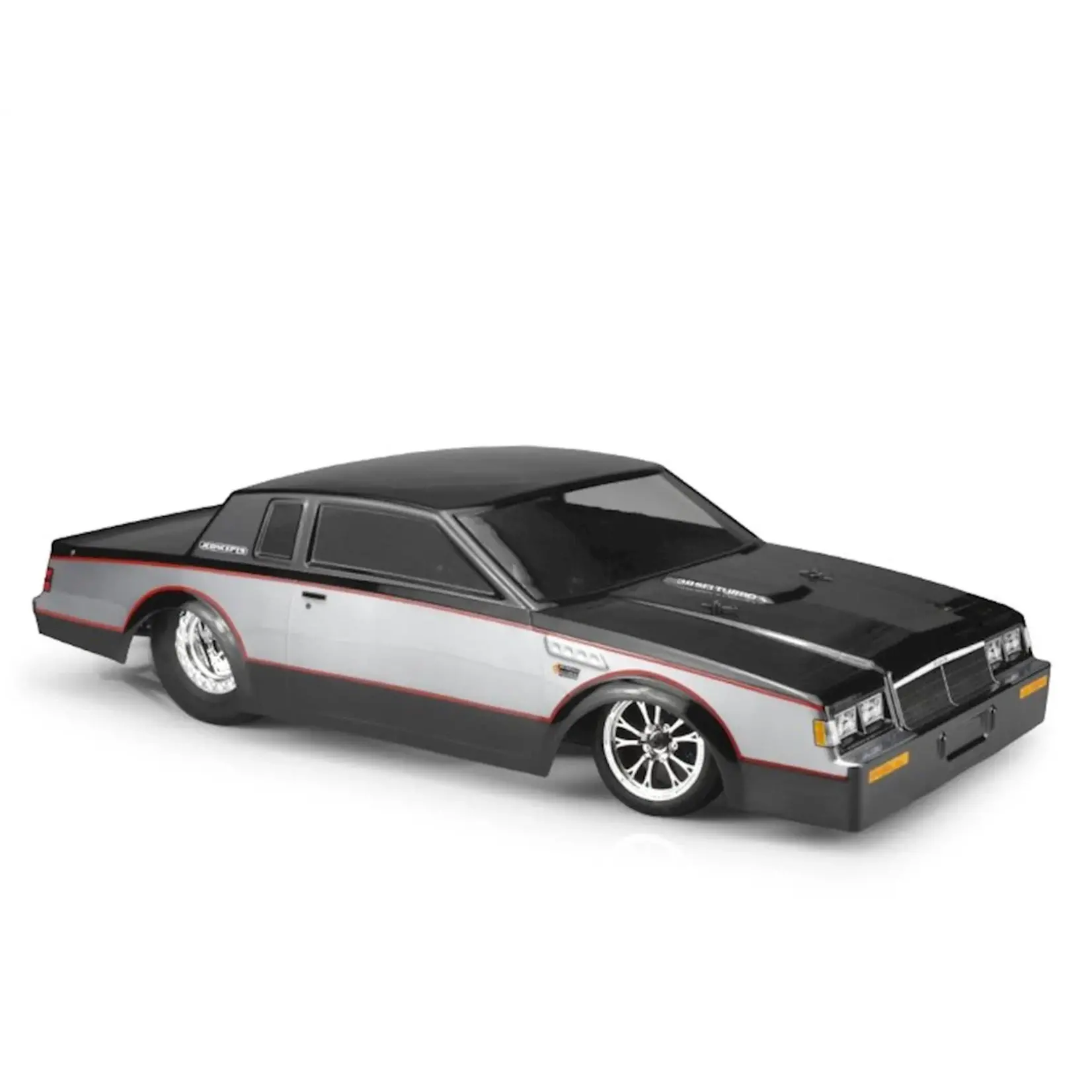 JConcepts #0357 JConcepts 1987 Buick Grand National Street Eliminator Drag Racing Body (Clear)