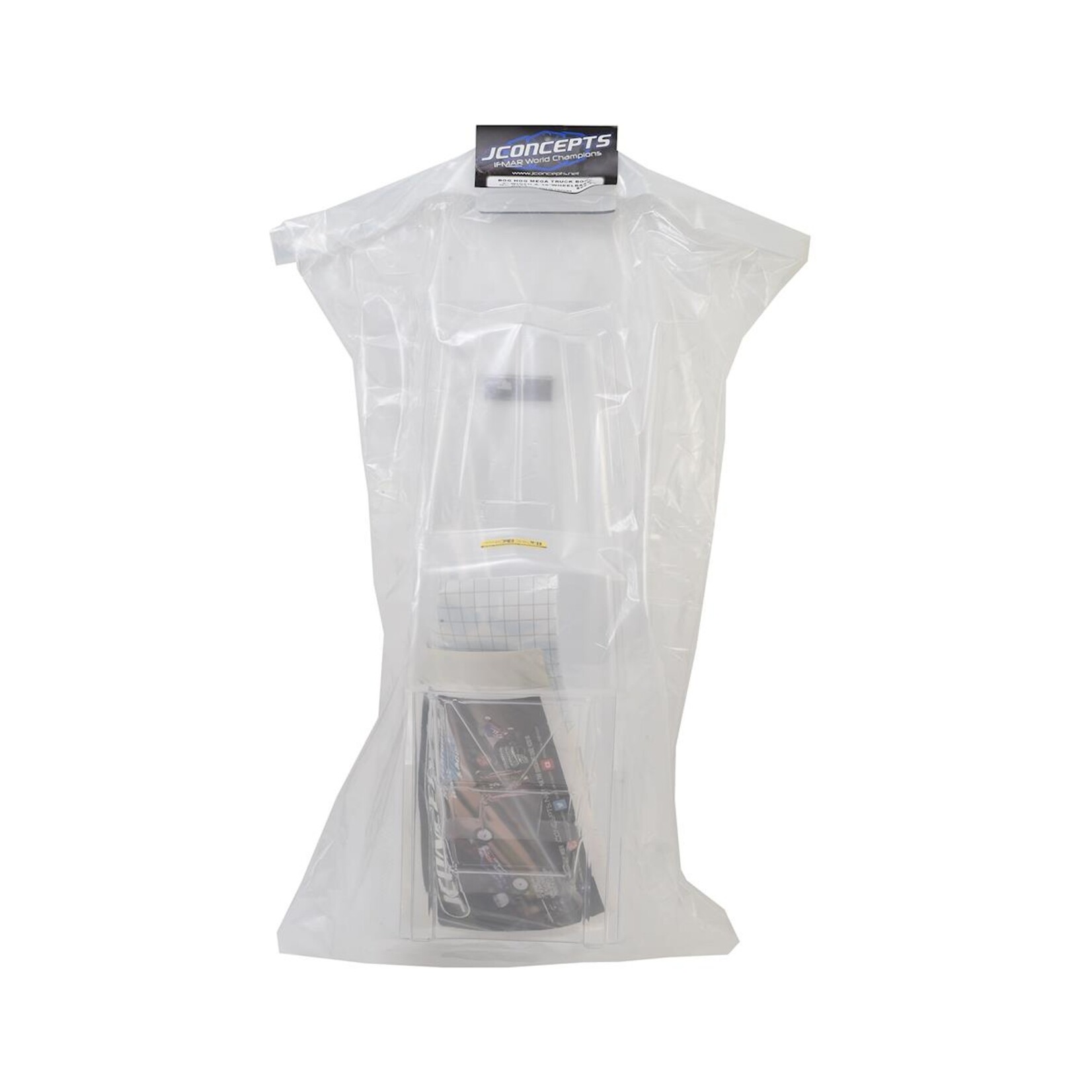 JConcepts #0347 JConcepts Axial SMT10 Bog Hog Mega Monster Truck Body (Clear)