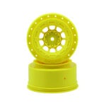 JConcepts JConcepts 12mm Hex Hazard Short Course Wheels w/3mm Offset (Yellow) (2) (SC5M) #3344Y
