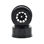 JConcepts JConcepts 12mm Hex Hazard Short Course Wheels (Black) (2) (Slash Front) #3350B