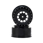 JConcepts #3352B JConcepts 12mm Hex Hazard Short Course Wheels (Black) (2) (TEN-SCTE)