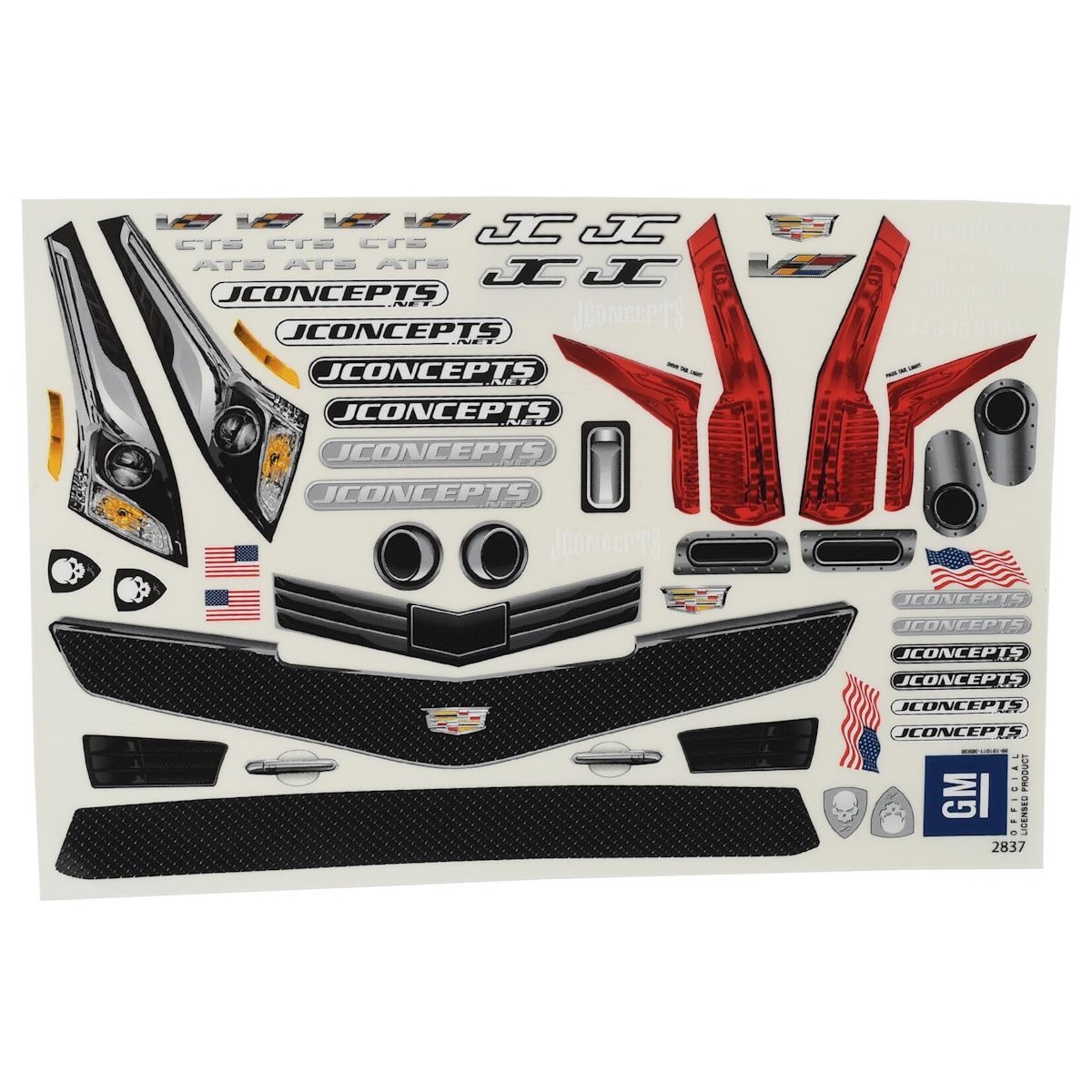 JConcepts #0418 JConcepts 2019 Cadillac ATS-V Street Eliminator Drag Racing Body (Clear)