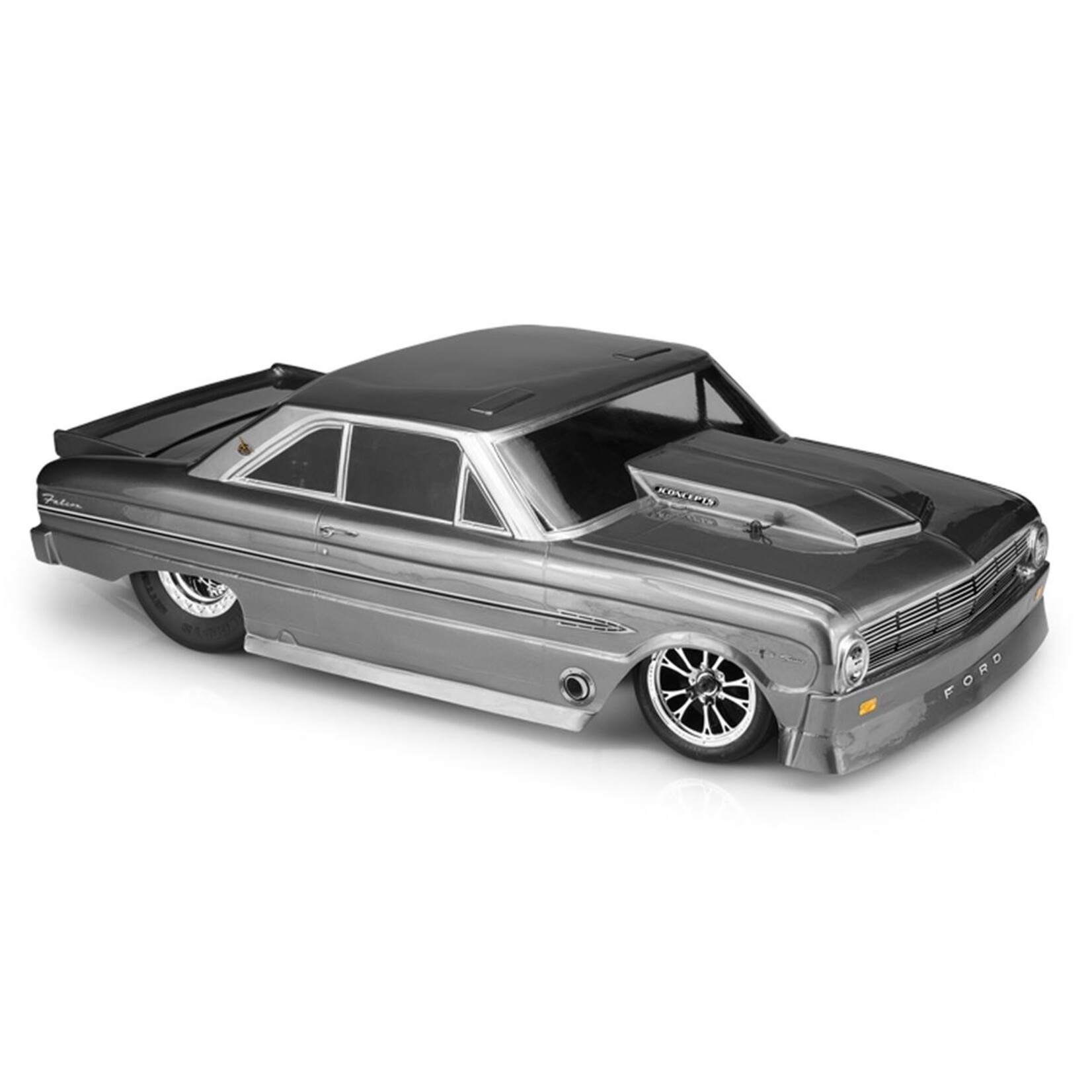 JConcepts #0386 JConcepts 1963 Ford Falcon Street Eliminator Drag Racing Body (Clear)