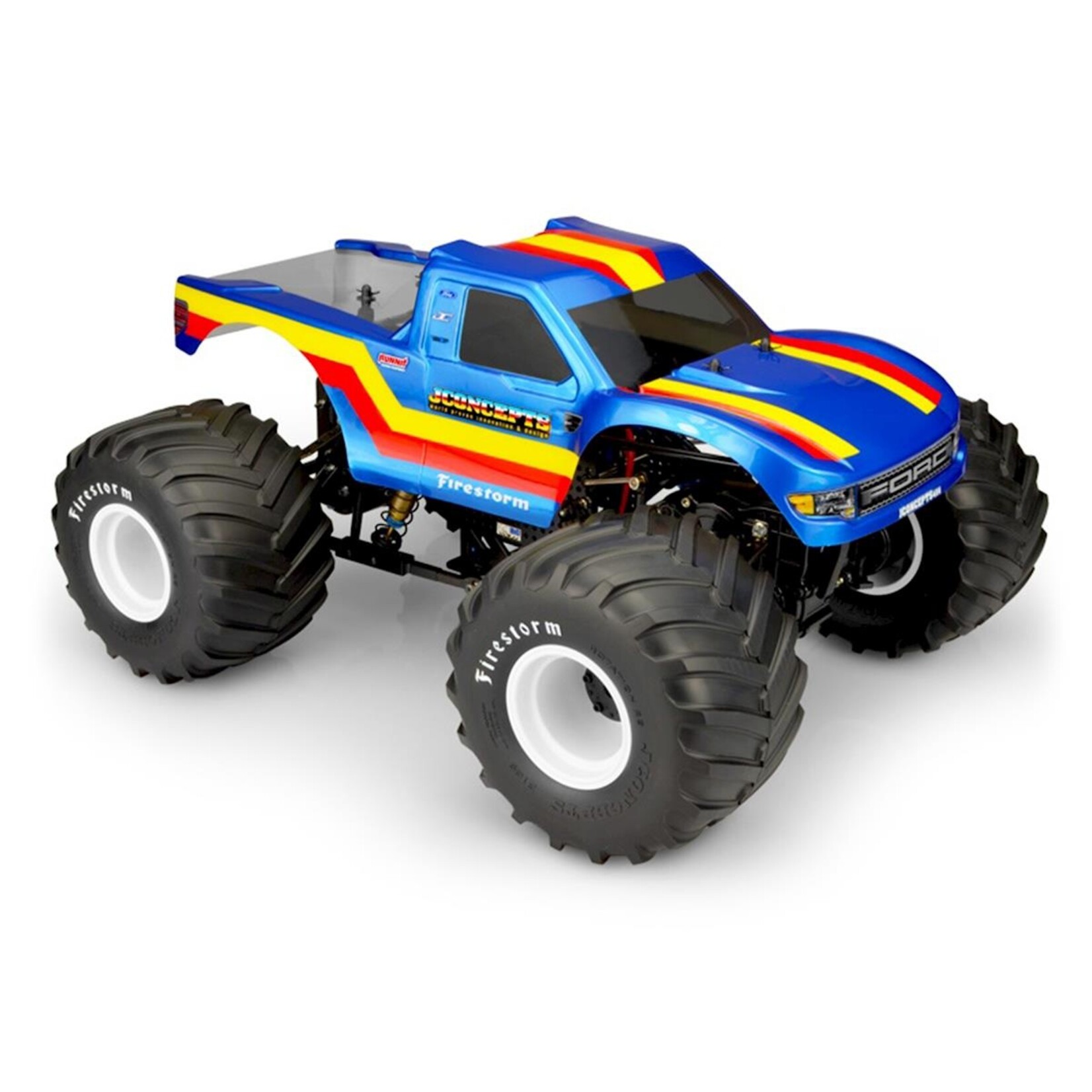 JConcepts #0274 JConcepts 2010 Ford Raptor MT "Twenty One" Monster Truck Body (Clear)