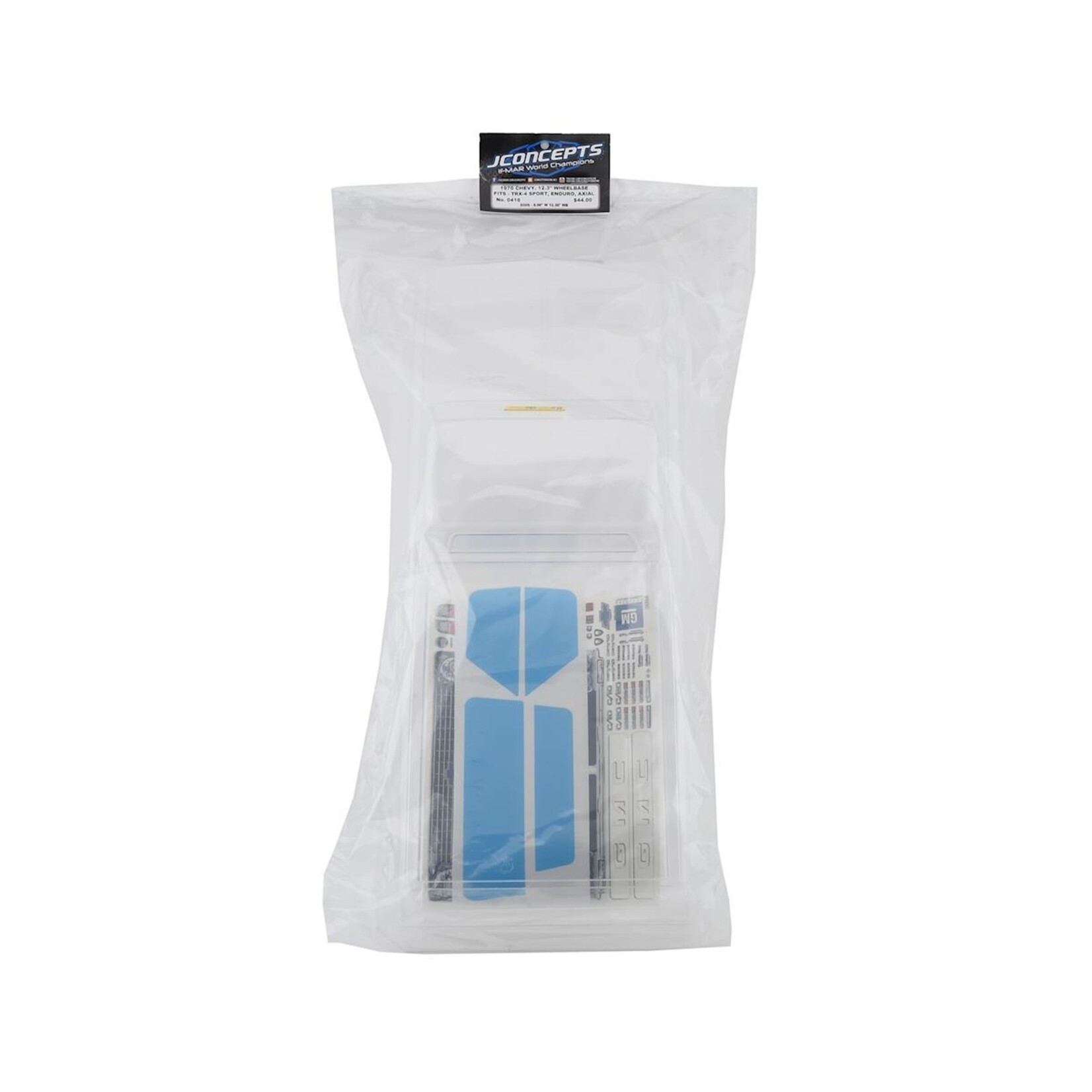 JConcepts #0416 JConcepts 1970 Chevy C10 Rock Crawler Body (Clear) (12.3")