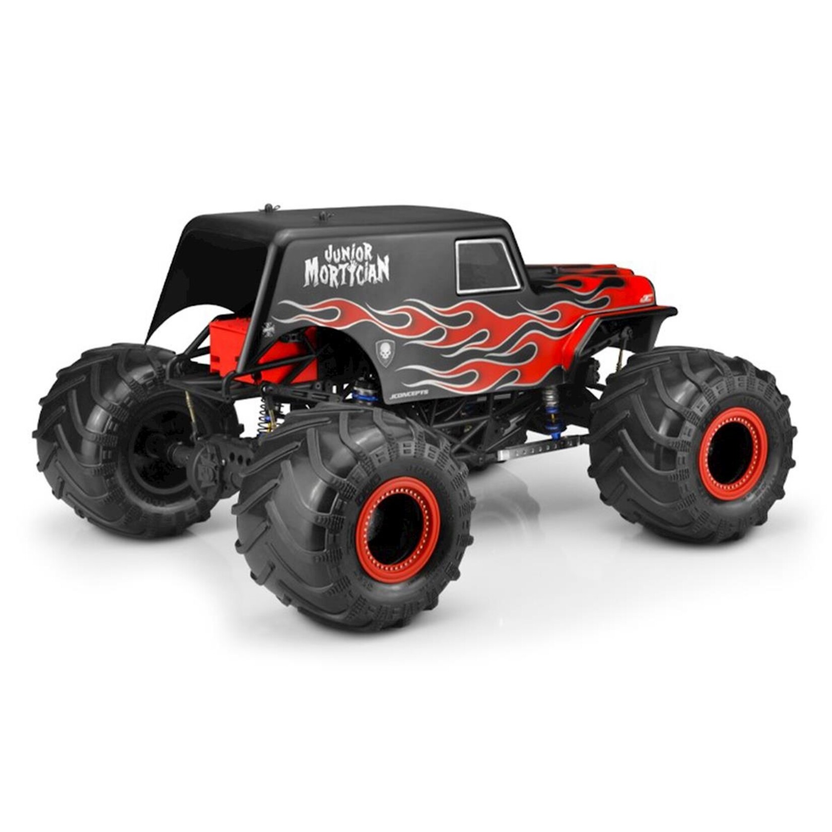 JConcepts #0424 JConcepts Junior Mortician Monster Truck Body (Clear) (12.5")