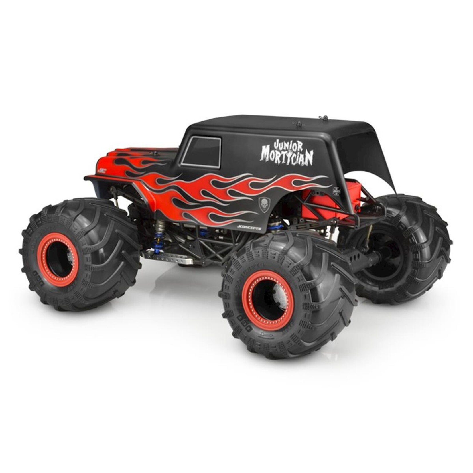 JConcepts #0424 JConcepts Junior Mortician Monster Truck Body (Clear) (12.5")