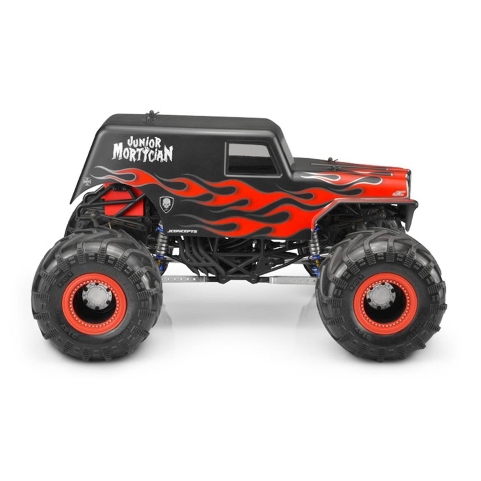 JConcepts #0424 JConcepts Junior Mortician Monster Truck Body (Clear) (12.5")