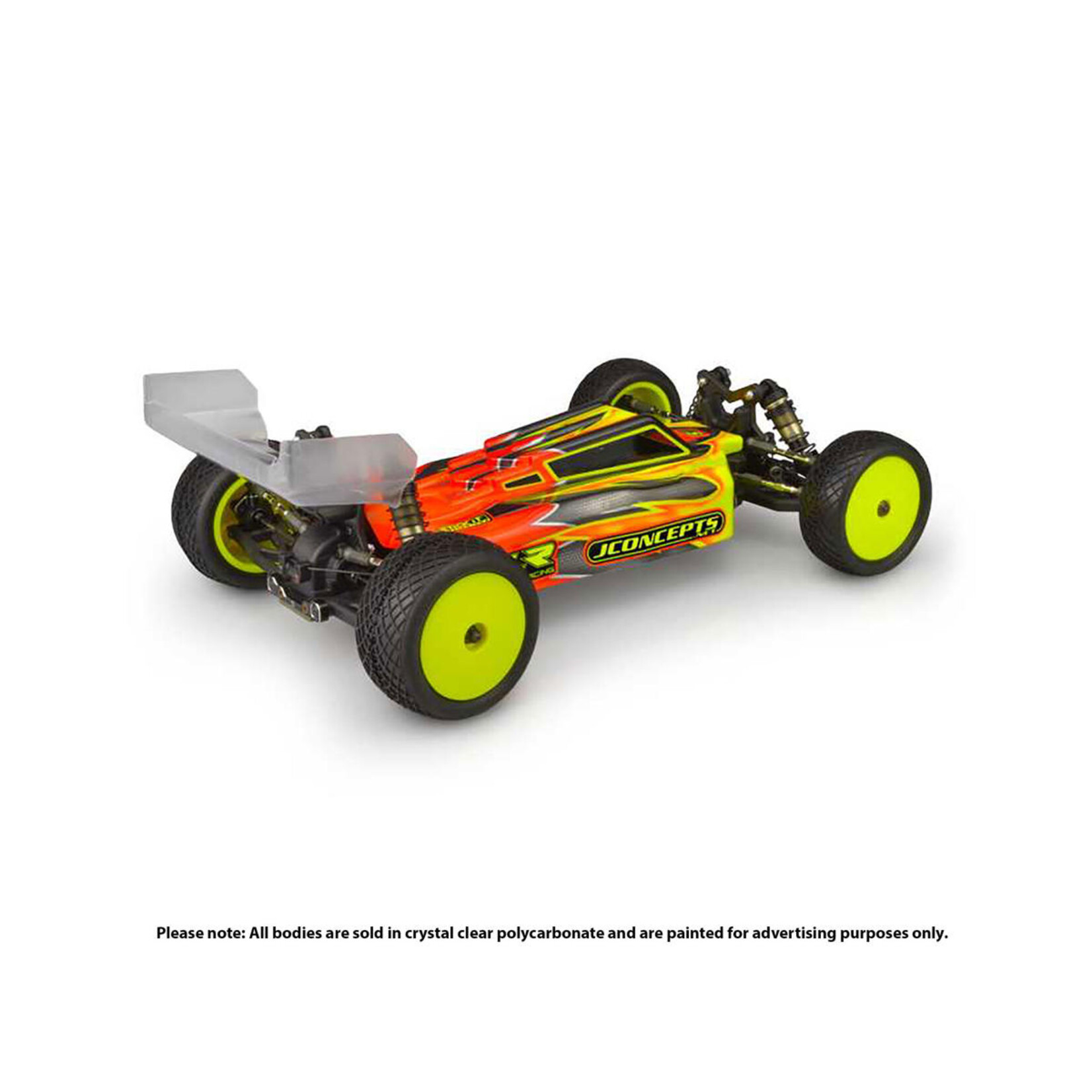 JConcepts #0414L JConcepts 22X-4 "F2" 1/10 Buggy Body w/S-Type Wing (Clear) (Lighweight)