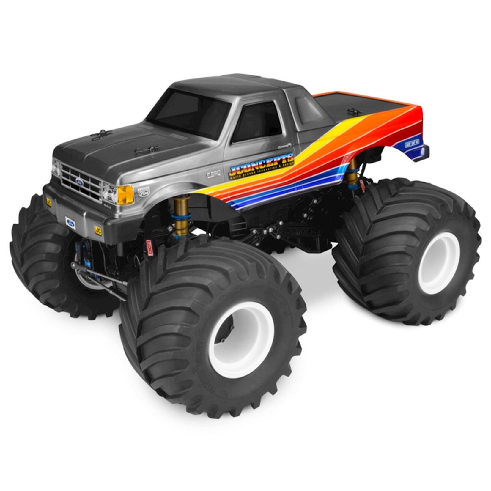 JConcepts JConcepts 1989 Ford F-250 Monster Truck Body w/Racerback (Clear) #0302