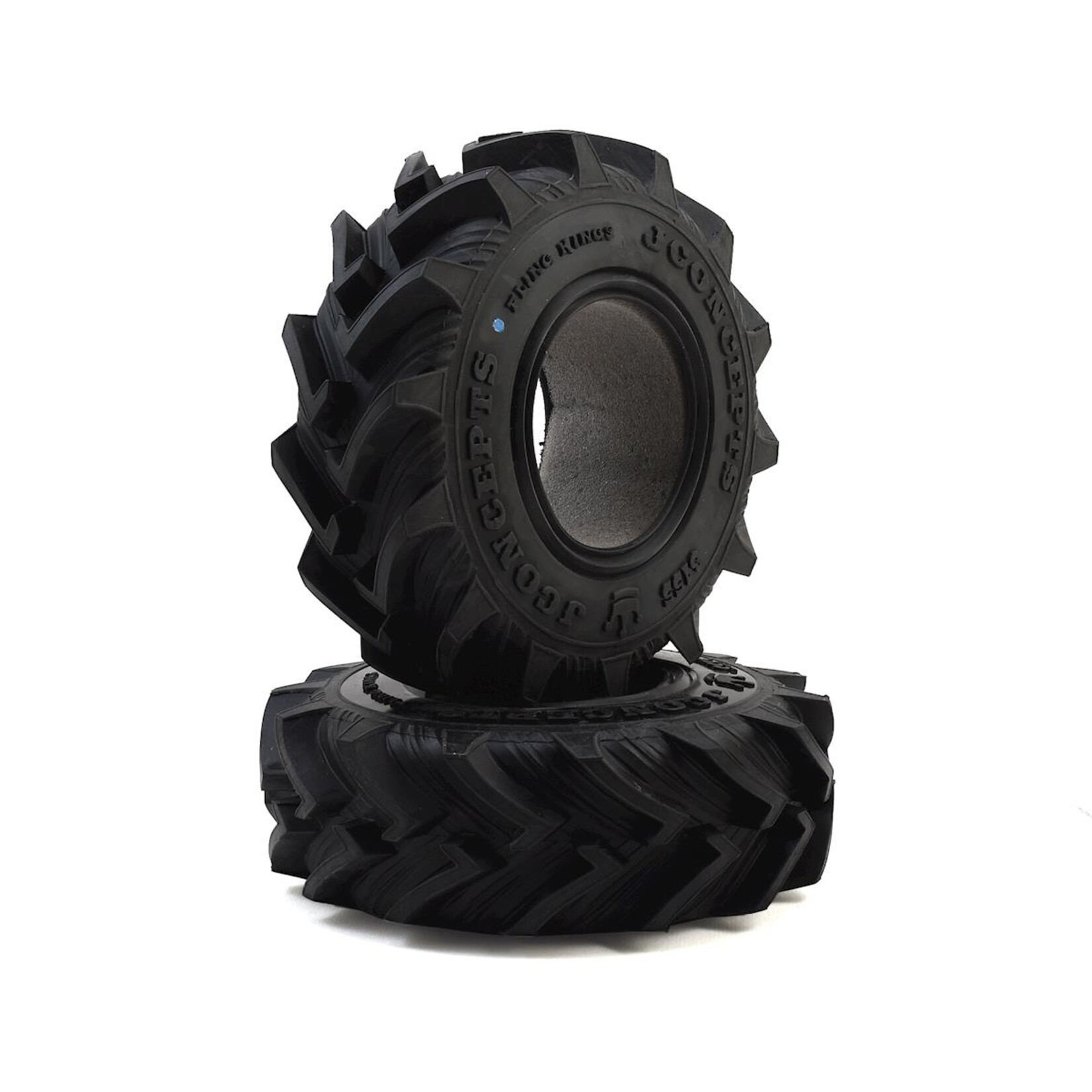 JConcepts #3155-01 JConcepts Fling King 2.6" Mega Monster Truck Tires (2) (Blue)