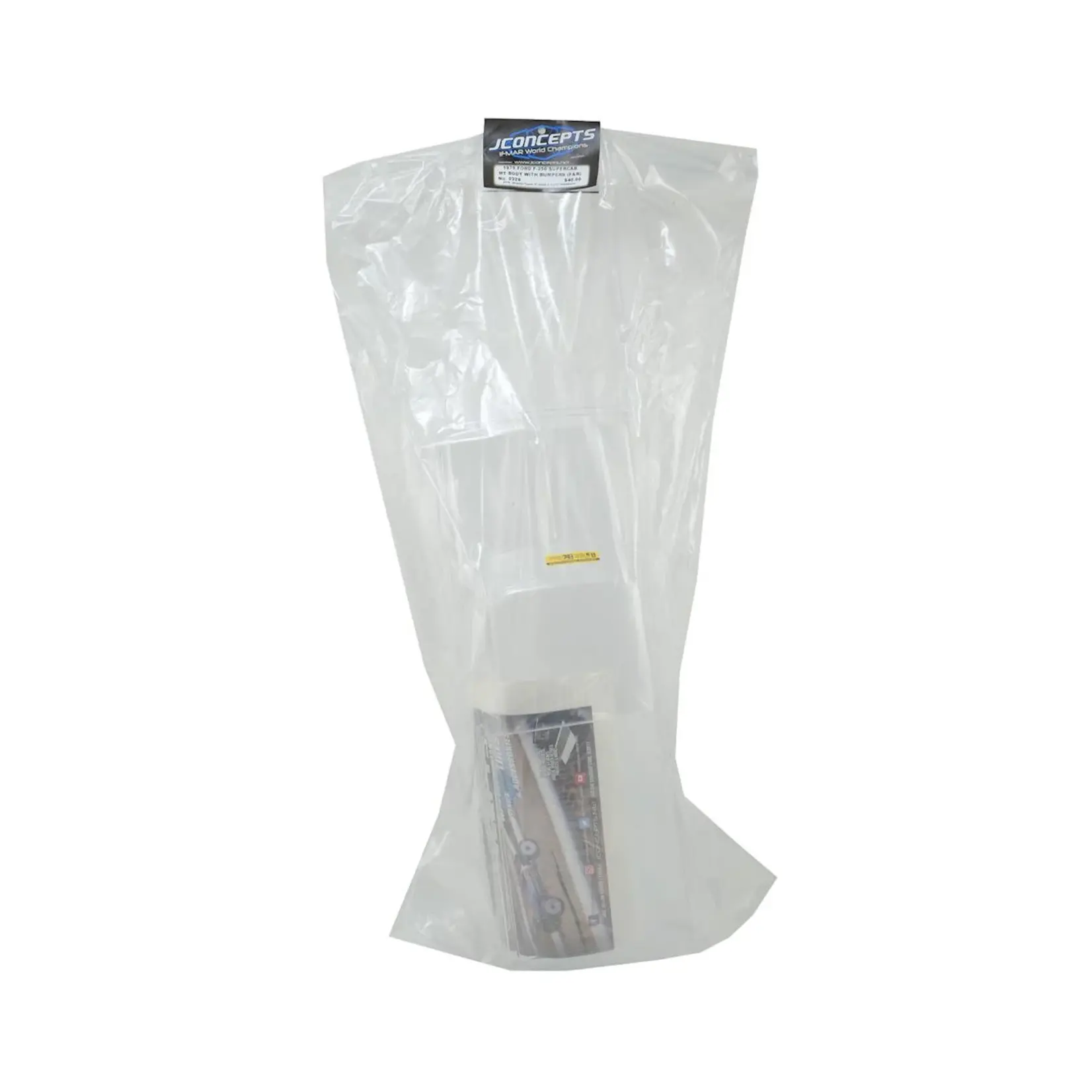 JConcepts #0329 JConcepts 1979 F250 SuperCab Monster Truck Body w/Bumpers (Clear)