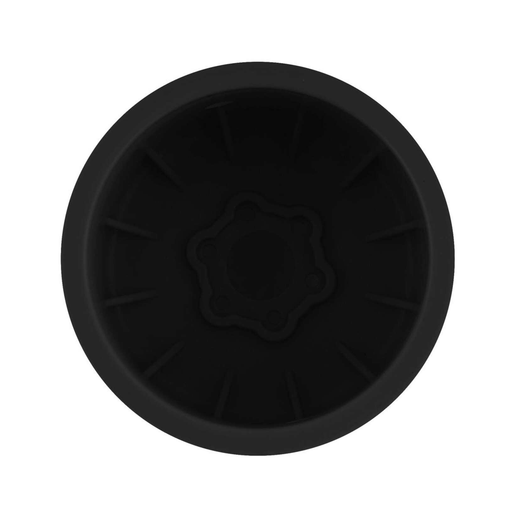 JConcepts #3377B JConcepts Tribute 2.6x3.6" Monster Truck Wheel (Black) (2)