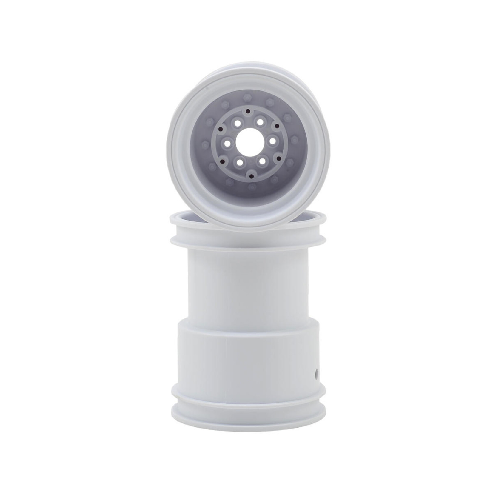 JConcepts #3377W JConcepts Tribute 2.6 x 3.6" Monster Truck Wheel (White) (2)