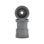 JConcepts #3377S JConcepts Tribute 2.6x3.6" Monster Truck Wheel (Silver) (2)