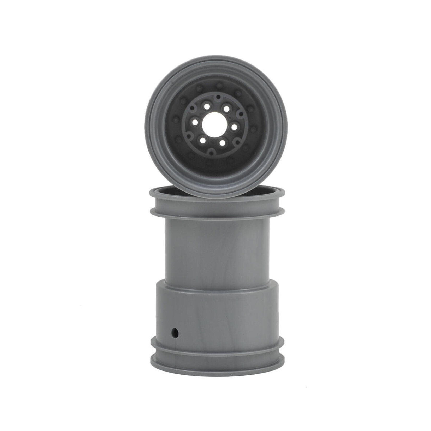 JConcepts #3377S JConcepts Tribute 2.6x3.6" Monster Truck Wheel (Silver) (2)