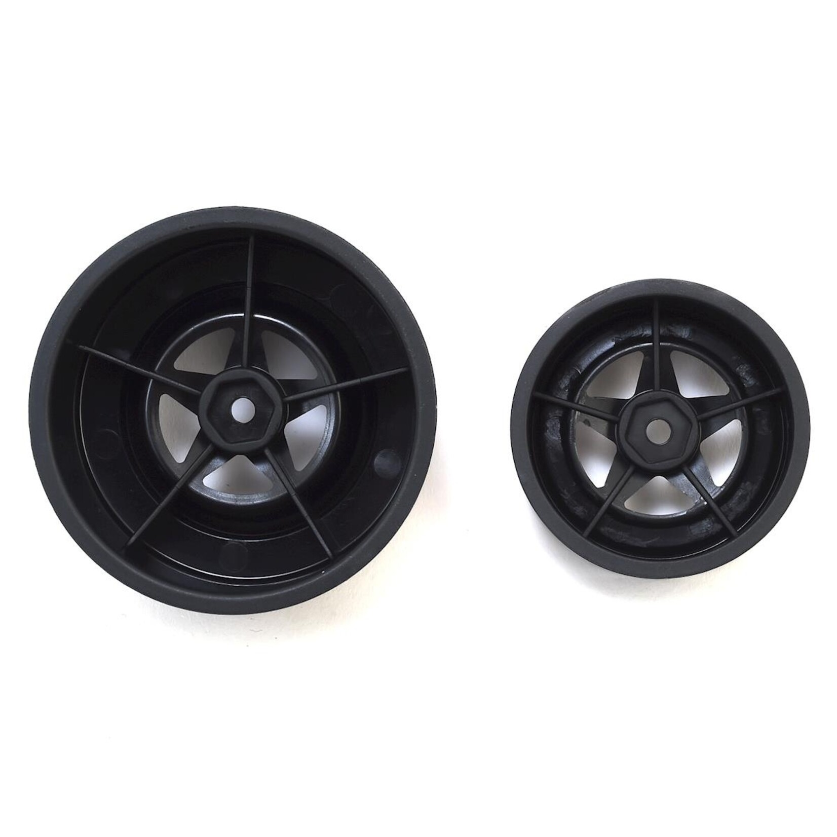 JConcepts JConcepts Startec Street Eliminator Drag Racing Wheels (Black) w/12mm Hex (2x Rear SCT Wheels & 2x Front Buggy Wheels) #3387B