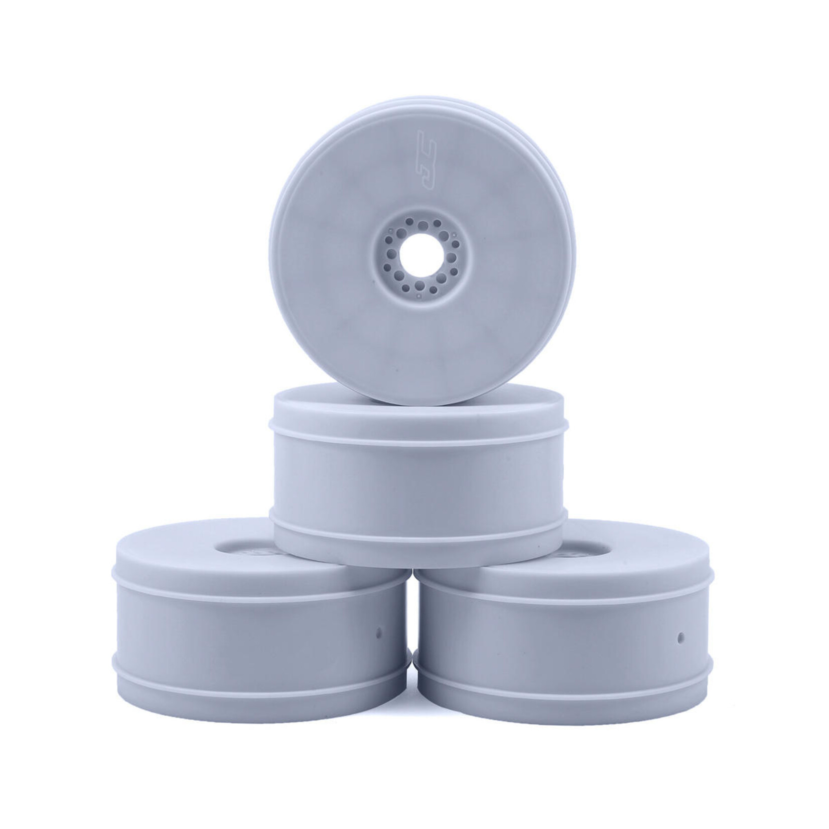 JConcepts #3357W JConcepts 83mm Bullet 1/8th Buggy Wheel (4) (White)