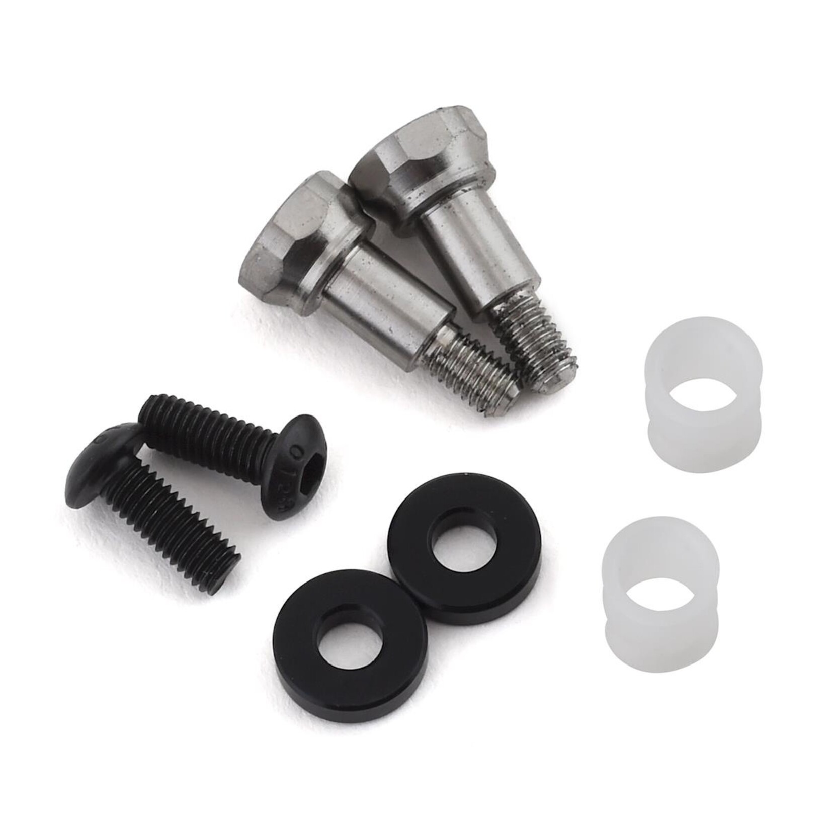 JConcepts #2411T JConcepts B6/B6D/B74 Fin Long Titanium Shock Standoffs w/Bushing (Front/Rear)