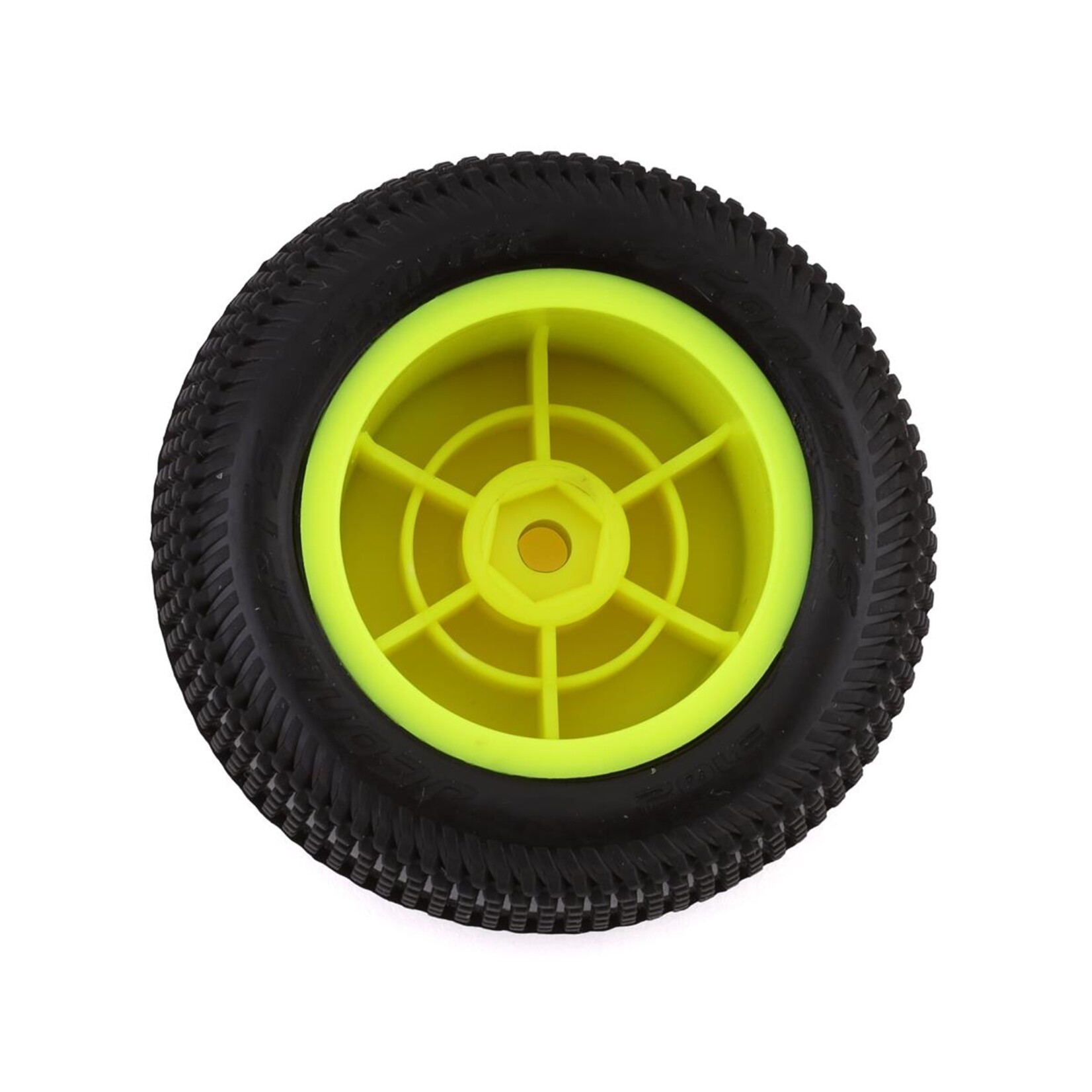 JConcepts #3102-201091 JConcepts Mini-T 2.0 Sprinter Pre-Mounted Rear Tires (Yellow) (2) (Pink)