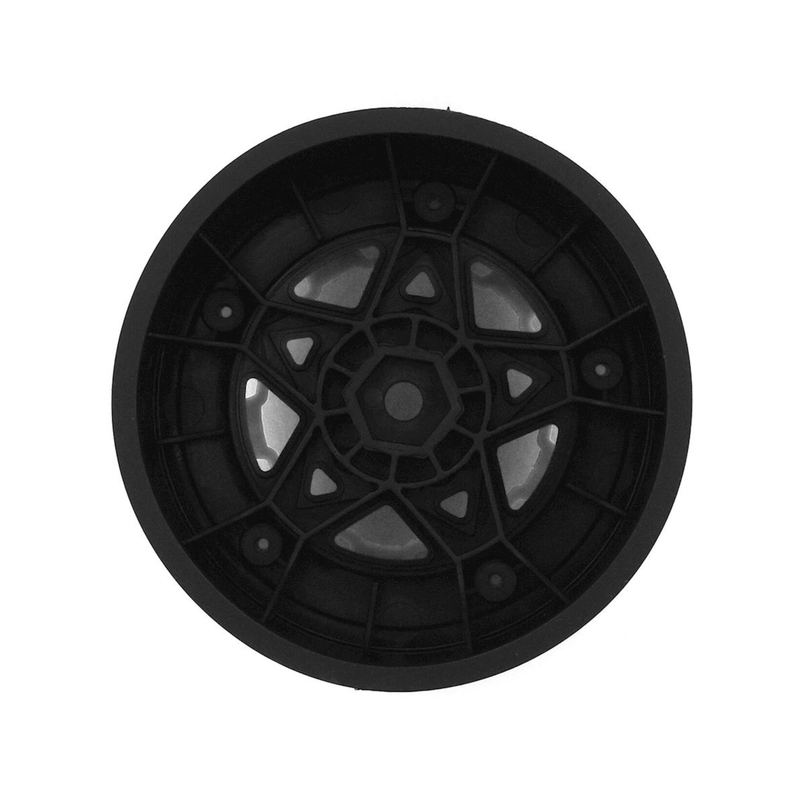 JConcepts #3391BW JConcepts Tremor Short Course Wheels (Black) (2) (Slash Rear) w/12mm Hex