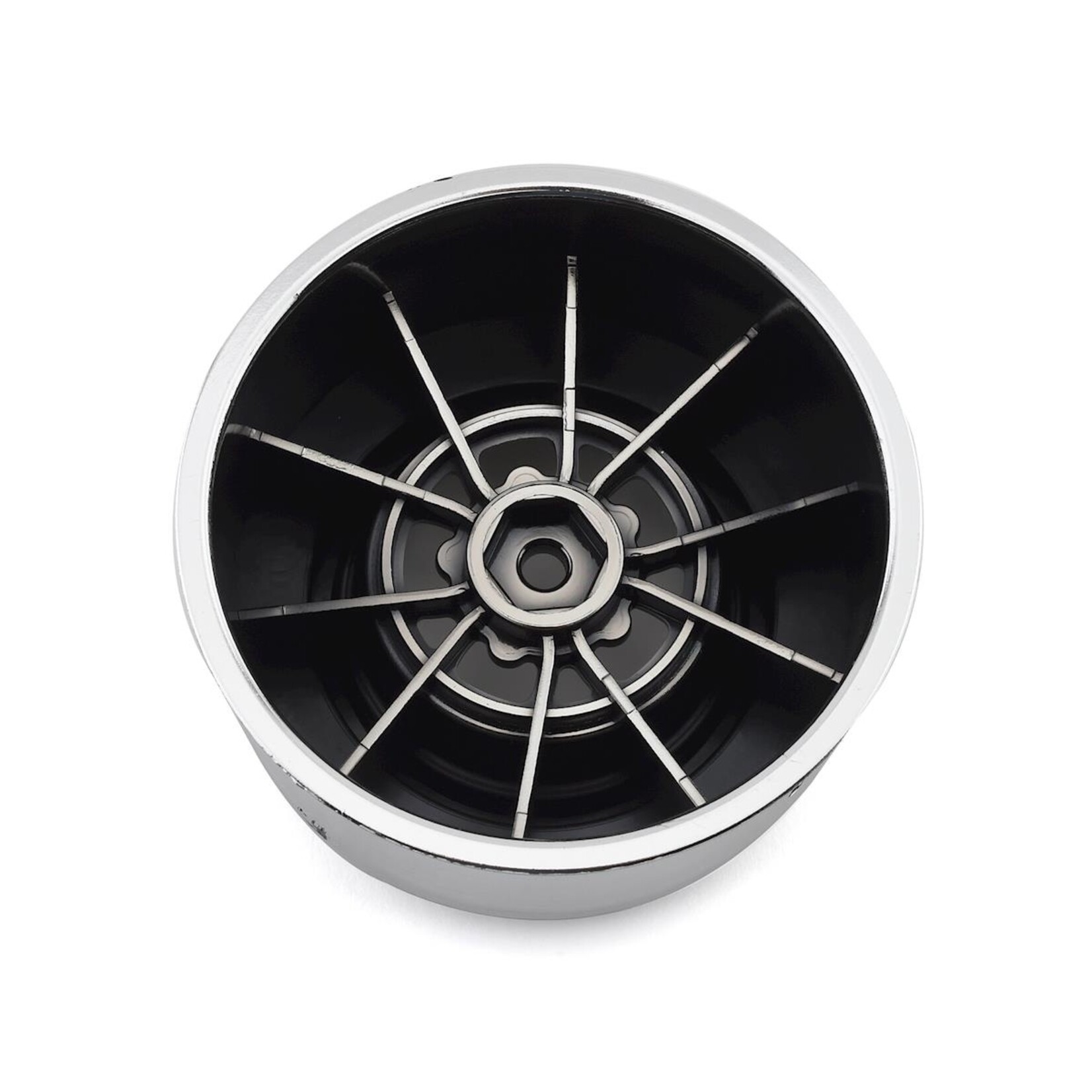 JConcepts #3400C JConcepts Tactic Street Eliminator Rear Drag Racing Wheels (2) (Chrome) w/12mm Hex
