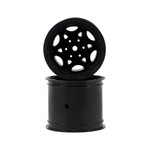 JConcepts #3335B JConcepts 12mm Hex Tense 2.2" Stampede/Rustler Electric Front Wheel (2) (Black)