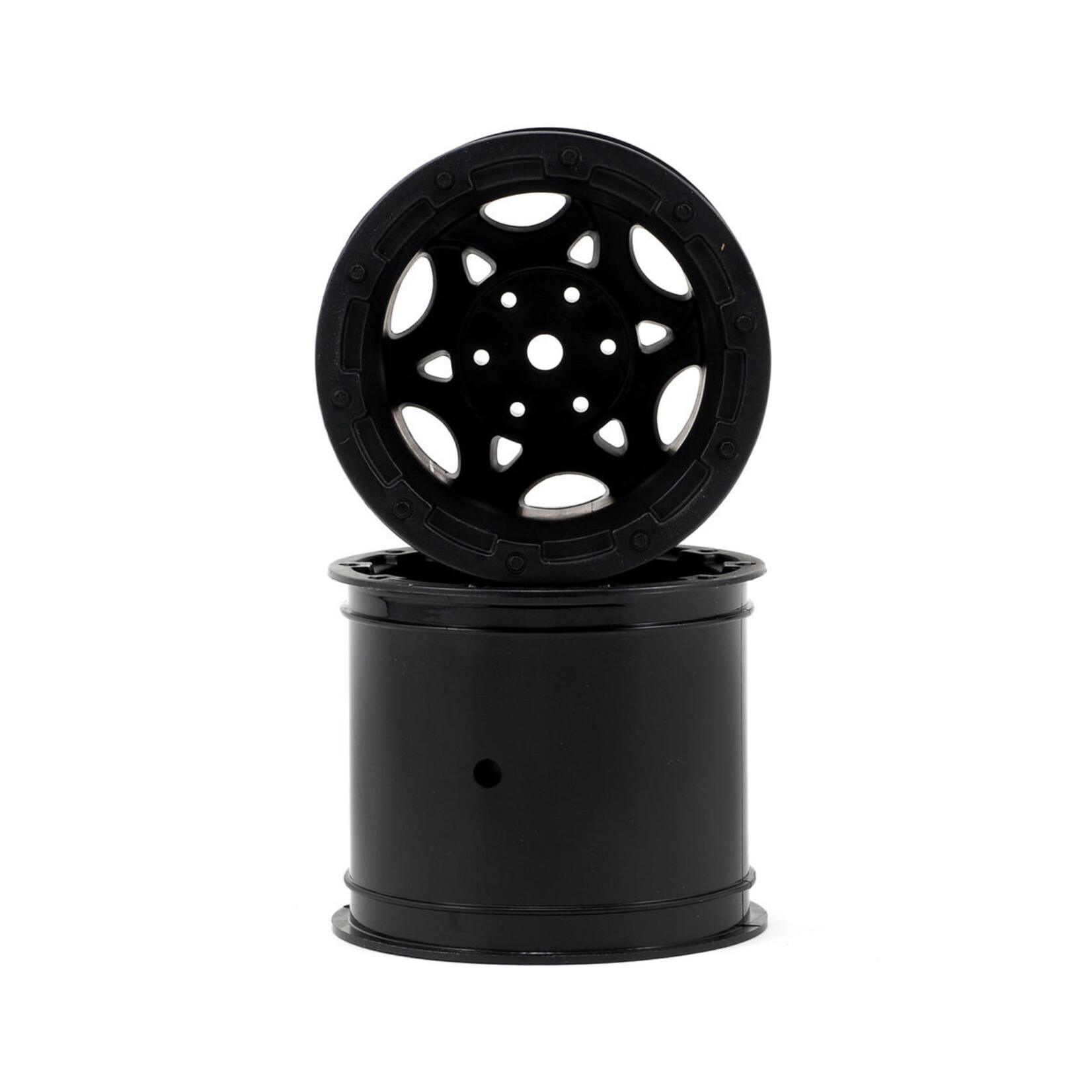 JConcepts #3335B JConcepts 12mm Hex Tense 2.2" Stampede/Rustler Electric Front Wheel (2) (Black)