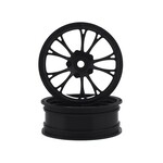 JConcepts #3399B JConcepts Tactic Street Eliminator 2.2" Front Drag Racing Wheels (2) (Black) w/12mm Hex