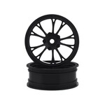 JConcepts JConcepts Tactic Street Eliminator 2.2" Front Drag Racing Wheels (2) (Black) w/12mm Hex #3399B
