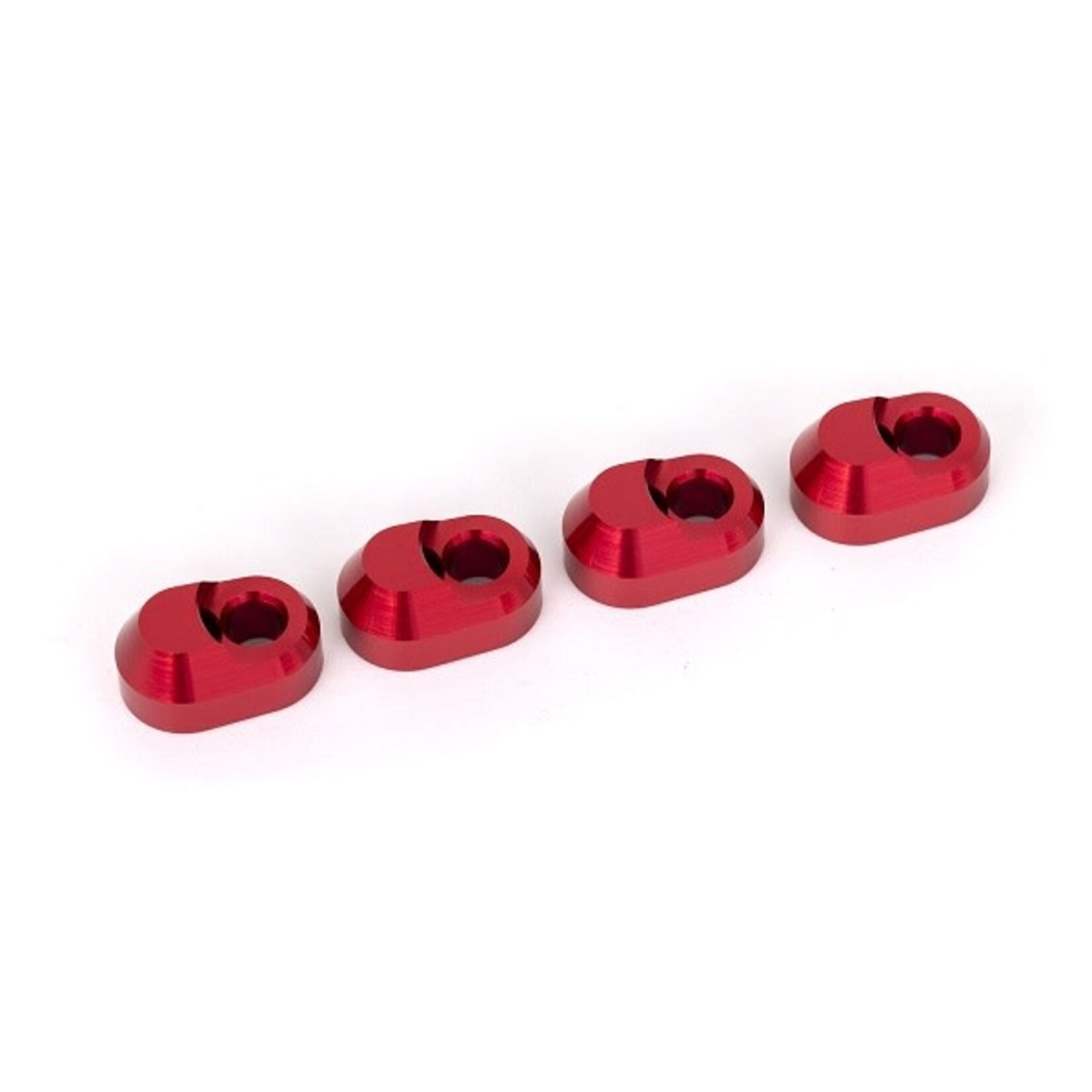 Traxxas #7743-RED Traxxas X-Maxx/XRT Aluminum Suspension Pin Retainer (4) (Red)