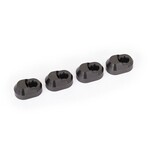 Traxxas #7743-GRAY Traxxas X-Maxx/XRT Aluminum Suspension Pin Retainer (4) (Gray)