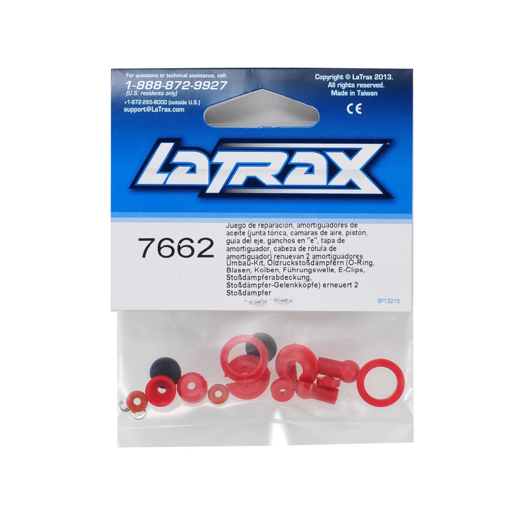 LaTrax LaTrax Shock Rebuild Kit (Red) #7662